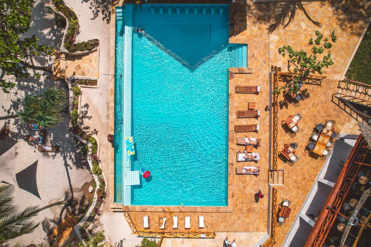 Zanzibella Hotel & Spa Kiwengwa  Exterior foto Aerial view of a swimming pool